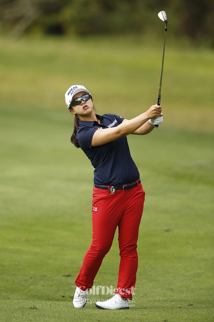 김세영이 LPGA 투어 개막전 다이아몬드 리조트 토너먼트 오브 챔피언스 최종 라운드에서 샷을 하고 있다.