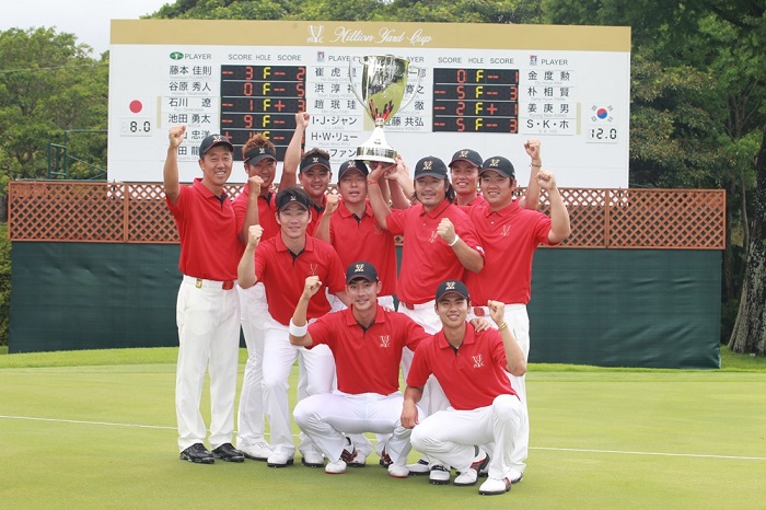 2012년 밀리언야드컵 당시 한국 팀 모습.